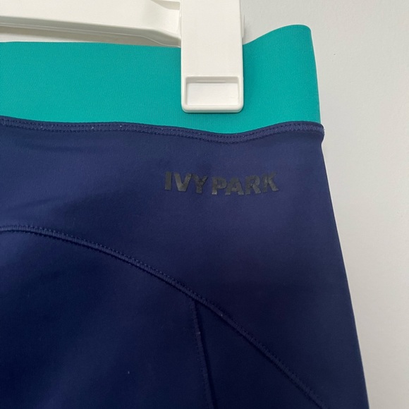 Ivy Park Two‎ Tone Blue Teal Leggings Size Medium - Picture 4 of 6